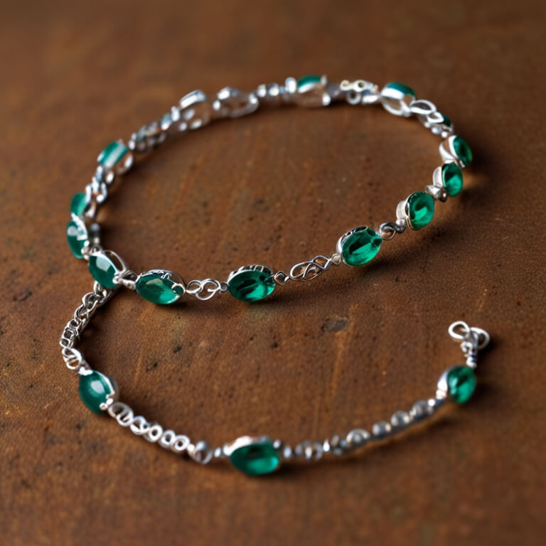 Emerald Anklet